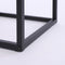 Mica Decorations Oskar Plantentafel - L25 x B25 x H42 cm - Hout, Metaal - Zwart