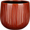 Mica Decorations Pablo Bloempot - 21x21x19 cm - Keramiek - Donkerrood