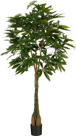 Mica Decorations Pachira Kunstplant - H150 x Ø65 cm - Groen