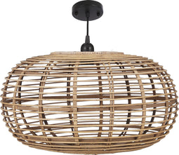 Mica Decorations Page Hanglamp - H27,5 x Ø49 cm - Bamboe - Bruin