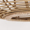 Mica Decorations Page Hanglamp - H27,5 x Ø49 cm - Bamboe - Bruin
