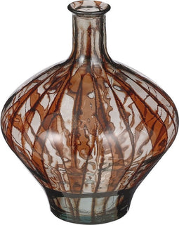 Mica Decorations Palermo Vaas - 37x37x46 cm - Glas - Bruin
