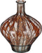 Mica Decorations Palermo Vaas - 37x37x46 cm - Glas - Bruin