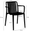 Mica Decorations Paloma Tuinstoel - L53 x B53 x H78 cm - Polypropyleen - Grijs