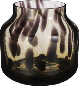 Mica Decorations Pantera Vaas - H19 x Ø19 cm - Bruin