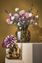 Mica Decorations Pantera Vaas - H19 x Ø19 cm - Bruin