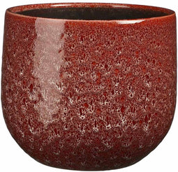 Mica Decorations Paola Bloempot - 25x25x20 cm - Keramiek - Rood