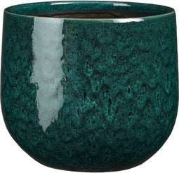 Mica Decorations Paola Bloempot - 25x25x20 cm - Keramiek - Turquoise