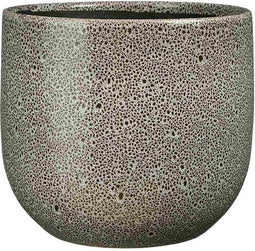 Mica Decorations Paola Bloempot - 29x29x25 cm - Keramiek - Lichtgrijs