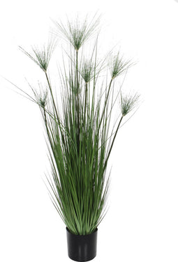 Mica Decorations Papyrus Kunstplant - H140-145 x Ø19,5 cm - Groen
