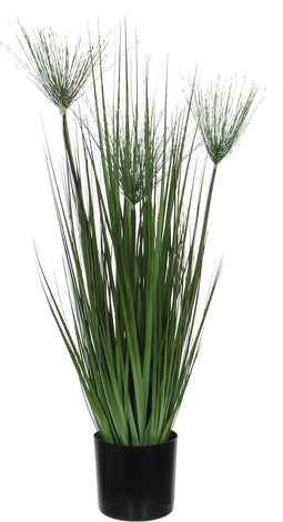 Mica Decorations Papyrus Kunstplant - H76 x Ø12,5 cm - Groen