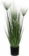 Mica Decorations Papyrus Kunstplant - H76 x Ø12,5 cm - Groen