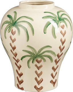 Mica Decorations Paradiso Vaas - H32 x Ø26 cm - Keramiek - Off-white