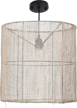 Mica Decorations Paros Hanglamp - Ø40 cm - Linnen - Beige