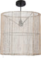 Mica Decorations Paros Hanglamp - Ø40 cm - Linnen - Beige