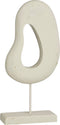 Mica Decorations Pastina Ornament op Voet - L7 x B17 x H38 cm - FSC 100% Mangohout - Off White
