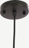 Mica Decorations Pego Hanglamp - H55 x Ø50 cm - Linnen - Off White