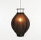 Mica Decorations Pego Hanglamp - H73 x Ø54 cm - Linnen - Zwart