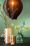 Mica Decorations Pego Hanglamp - H73 x Ø54 cm - Linnen - Zwart