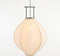 Mica Decorations Pego Hanglamp - H94 x Ø70 cm - Linnen - Off White