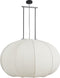 Mica Decorations Pego Hanglamp - H94 x Ø83 cm - Linnen - Off White