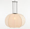 Mica Decorations Pego Hanglamp - H94 x Ø83 cm - Linnen - Off White