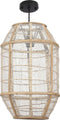 Mica Decorations Pella Hanglamp - H46 x Ø29 cm - Linnen - Beige