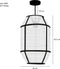 Mica Decorations Pella Hanglamp - H46 x Ø29 cm - Linnen - Off White