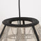 Mica Decorations Pella Hanglamp - H46 x Ø29 cm - Linnen - Off White