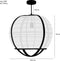 Mica Decorations Pella Hanglamp - H50 x Ø51 cm - Linnen - Off White