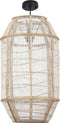 Mica Decorations Pella Hanglamp - H58 x Ø33 cm - Linnen - Beige