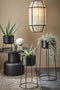 Mica Decorations Pella Hanglamp - H58 x Ø33 cm - Linnen - Off White