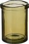 Mica Decorations Pepe Vaas - H20 x Ø15 cm - Gerecycled Glas - Bruin