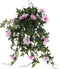Mica Decorations Petunia Kunst Hangplant in Bloempot Stan - L25 x B45 x H50 cm - Roze