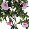 Mica Decorations Petunia Kunst Hangplant in Bloempot Stan - L25 x B45 x H50 cm - Roze