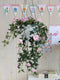 Mica Decorations Petunia Kunst Hangplant - L15 x B20 x H80 cm - Roze