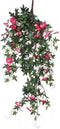 Mica Decorations Petunia Kunst Hangplant - L15 x B20 x H80 cm - Fuchsia