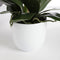 Mica Decorations Phalaenopsis Kunstplant in Bloempot Tusca - H100 x Ø53 cm - Wit