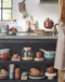 Mica Decorations Pia Plantenstandaard - H11 x Ø30 cm - Hout - Lichtbruin
