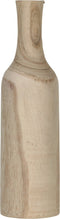 Mica Decorations Pia Vaas - H47 x Ø13 cm - Paulownia Hout - Lichtbruin