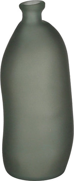 Mica Decorations Pinto Vaas - 13x13x35 cm - Glas - Petrol