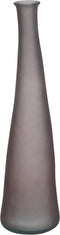 Mica Decorations Pinto Vaas - 18x18x80 cm - recycled Glas - Grijs