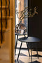 Mica Decorations Pinto Vaas - H33 x Ø33 cm - Gerecycled Glas - Antraciet