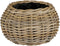 Mica Decorations Plantenbak Marcia - 36x36x25 cm - Rotan - Grijs