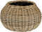 Mica Decorations Plantenbak Marcia - 43x43x30 cm - Rotan - Grijs