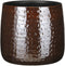 Mica Decorations - Plantenpot/bloempot - Keramiek donkerbruin - D32/H30 cm
