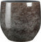 Mica Decorations Plantenpot/bloempot terracotta - grijs - D33 x H31 cm - binnen