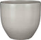 Mica Decorations Plantenpot/bloempot - terracotta - lichtgrijs flakes relief- D29/H26 cm