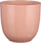 Mica Decorations Plantenpot/bloempot Tusca - Lichtroze - keramiek - glans - D12/H11 cm