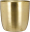 Mica Decorations Plantenpot - metaal goud - D24 en H23 cm - bloempot